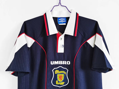 Scotland Home Retro Football Shirt Euro 96