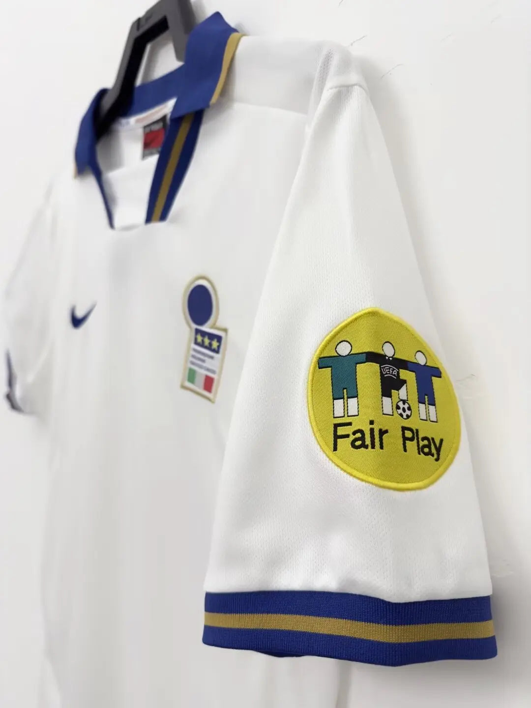 Italy White Away Classic Football Shirt Retro Calcio