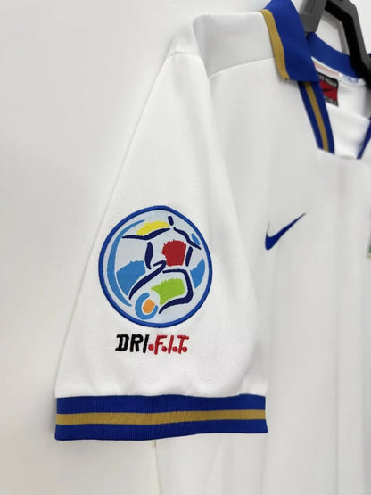 Italy White Away Classic Football Shirt Retro Calcio