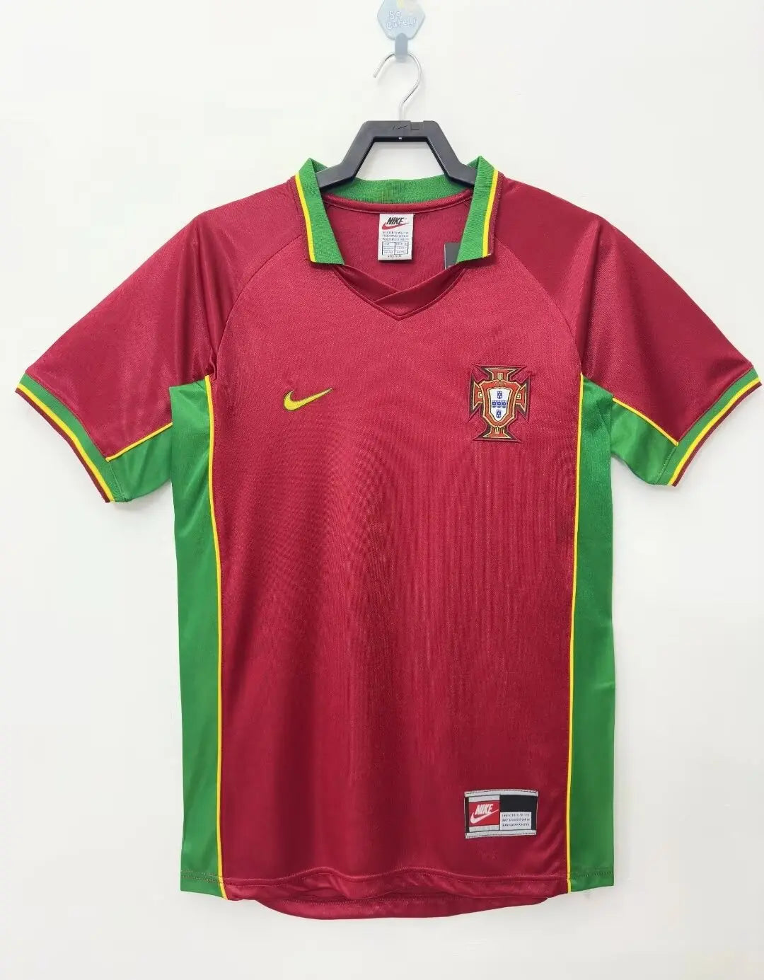 Portugal Retro Home Football Shirt World Cup 1998 Retro Calcio