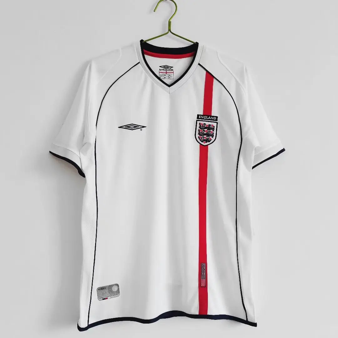 England Retro Home Football Shirt World Cup 2002 Retro Calcio