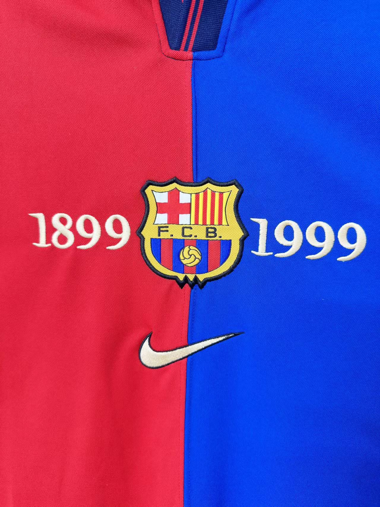 Barcelona Retro Centenary Jersey 1999