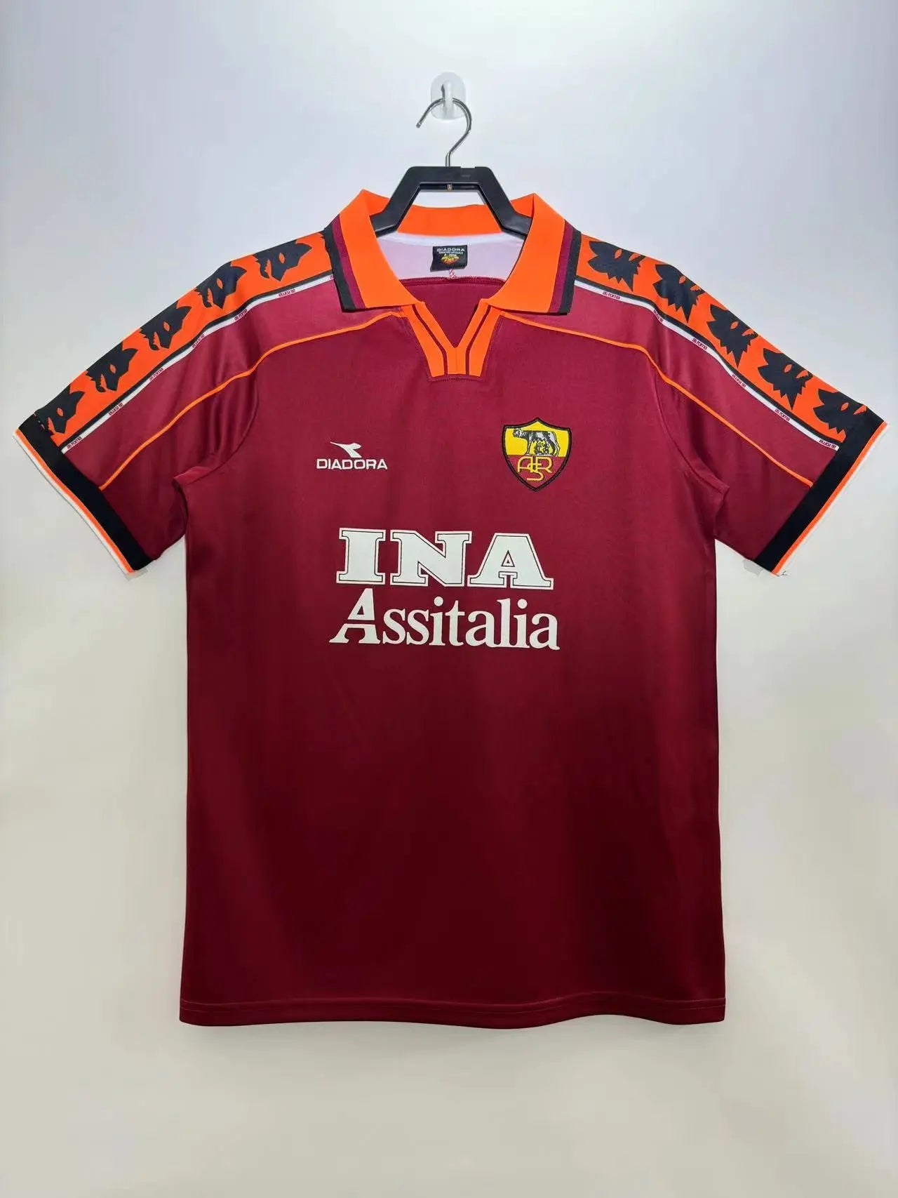 AS Roma Home Retro Football Shirt 1998-99 Retro Calcio