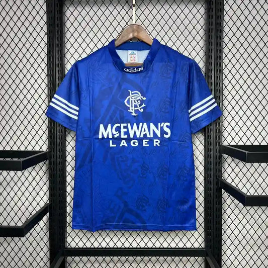 Rangers Blue Retro Home Football Shirt-1994