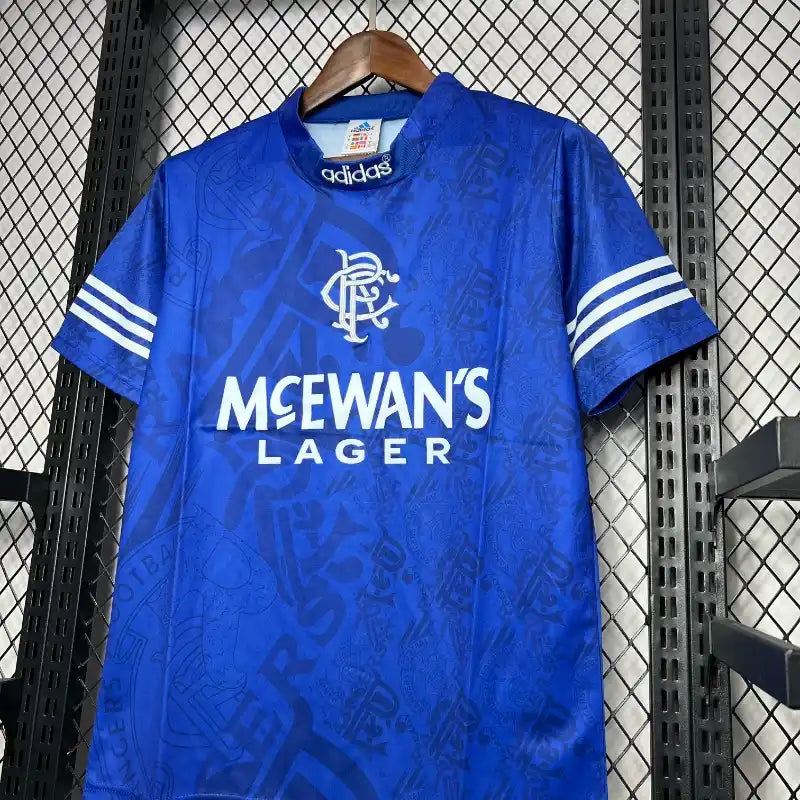 Rangers Blue Retro Home Football Shirt-1994