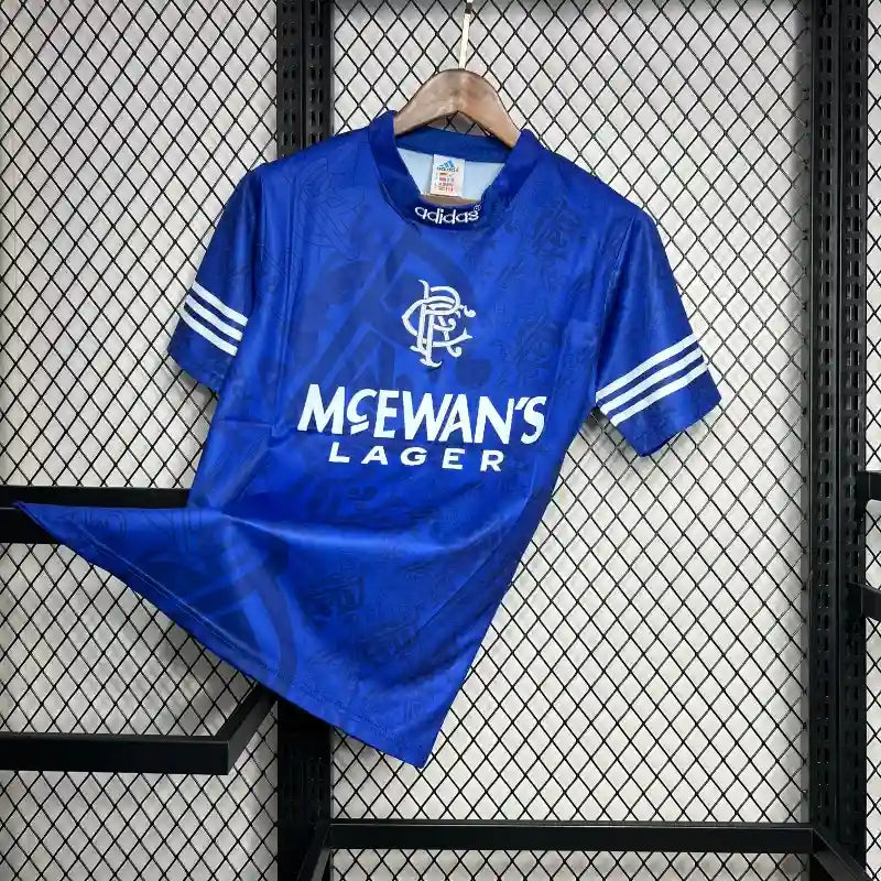 Rangers Blue Retro Home Football Shirt-1994