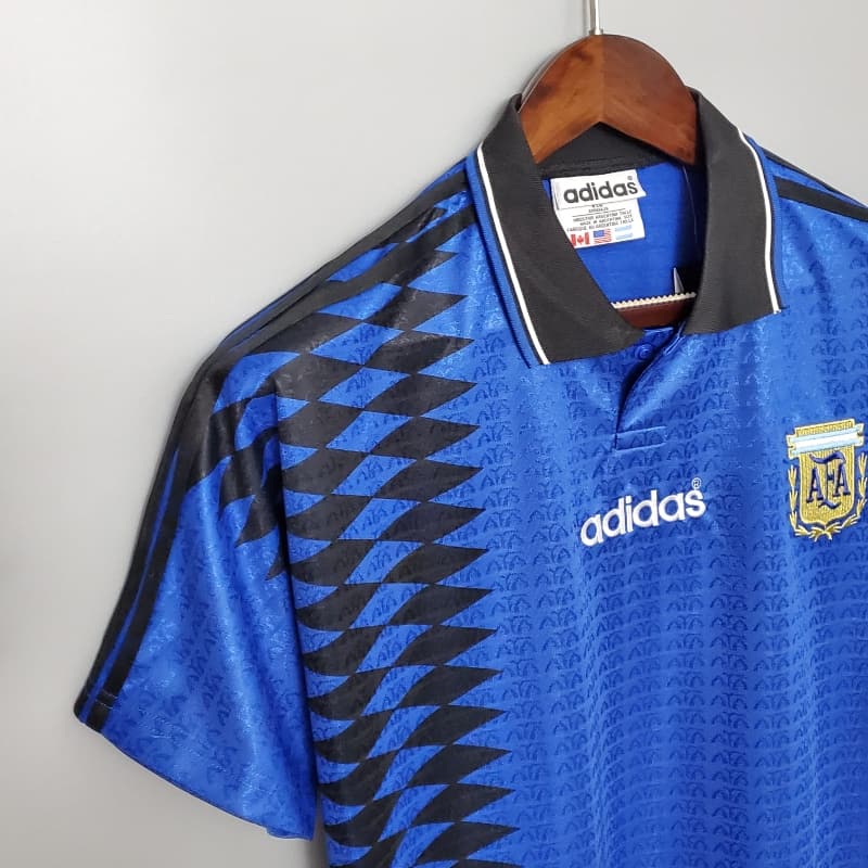 Argentina Blue Away Retro Football Shirt 1994