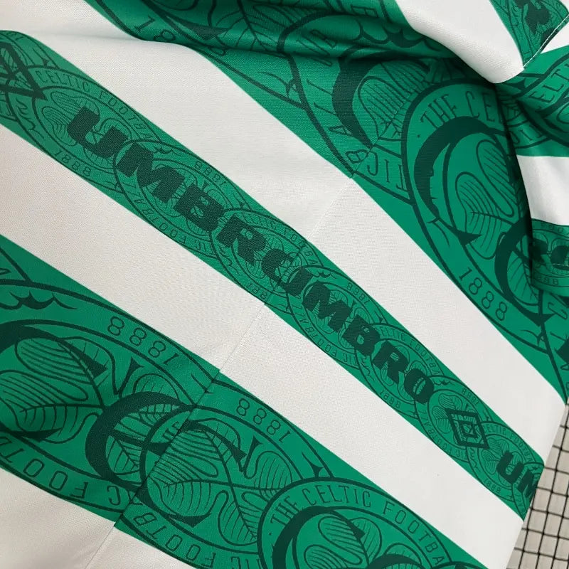 Celtic FC Green Retro Home Football Shirt - 1995-97