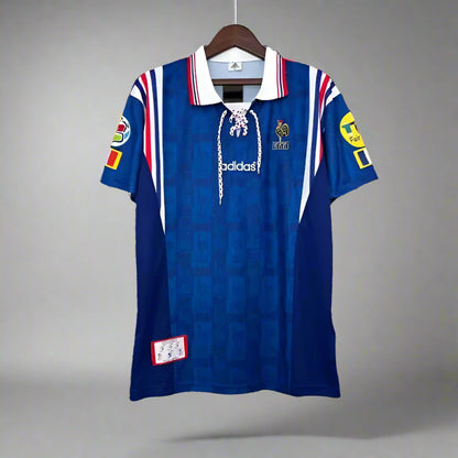 France Retro Home Football Shirt Euro 96 Retro Calcio