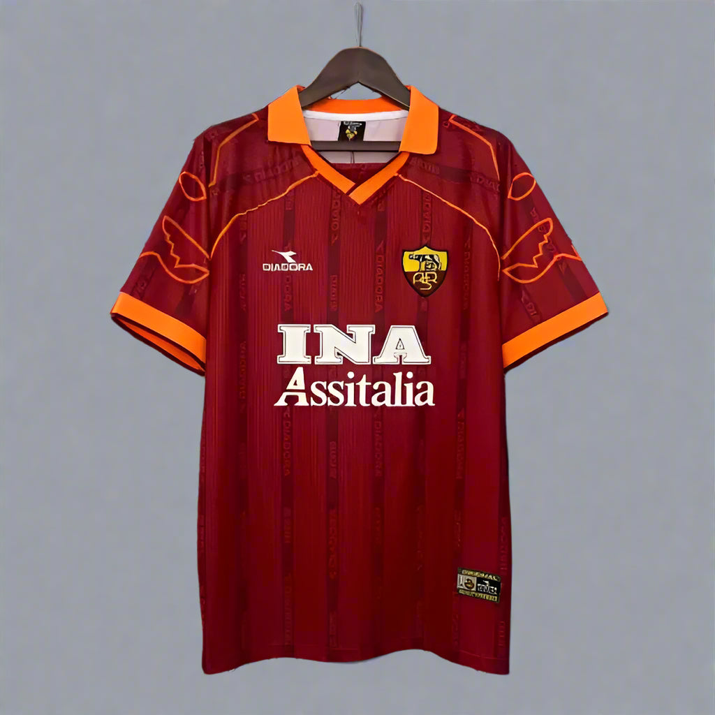 AS Roma Home Retro Football Shirt 1999-00 Retro Calcio