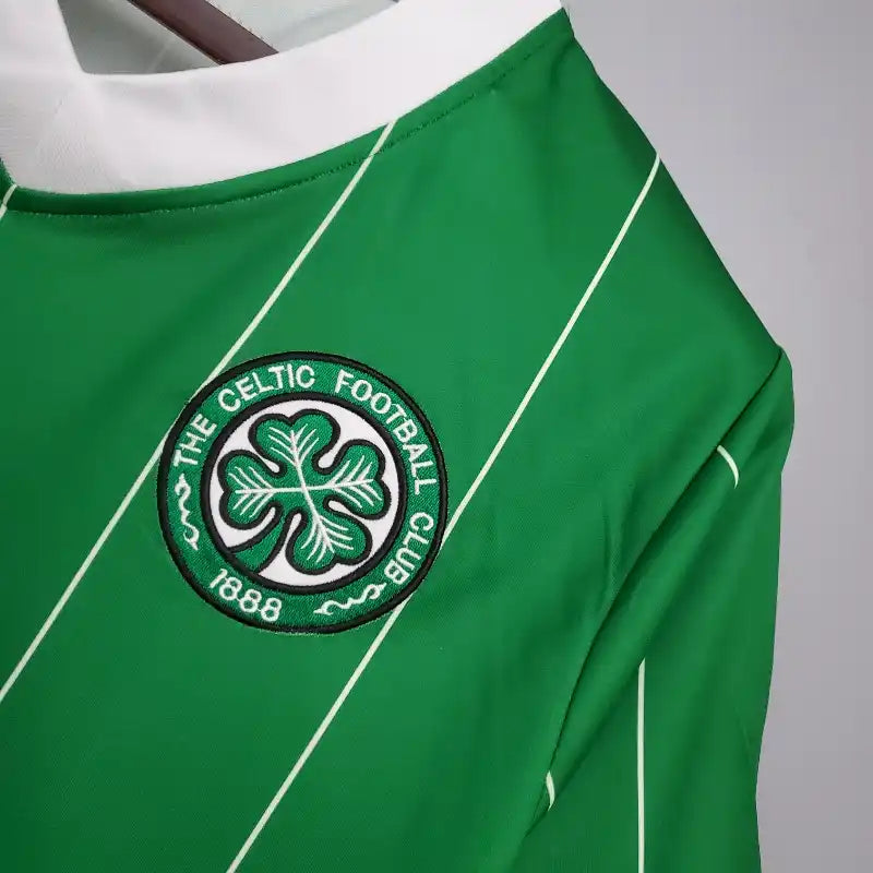 Celtic FC Green Retro Home Football Shirt - 1984-86