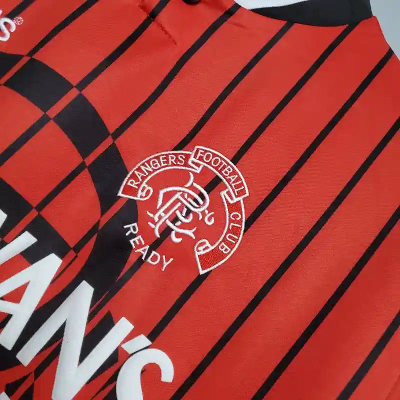 Rangers Red Retro Away Football Shirt-1994-95