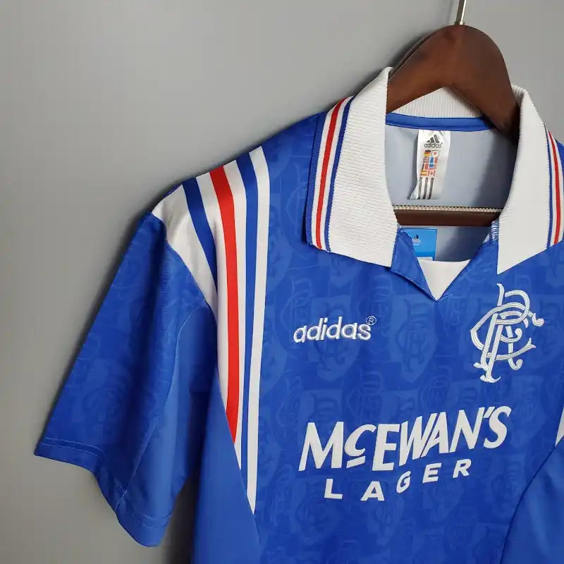 Rangers Blue Retro Home Football Shirt-1996