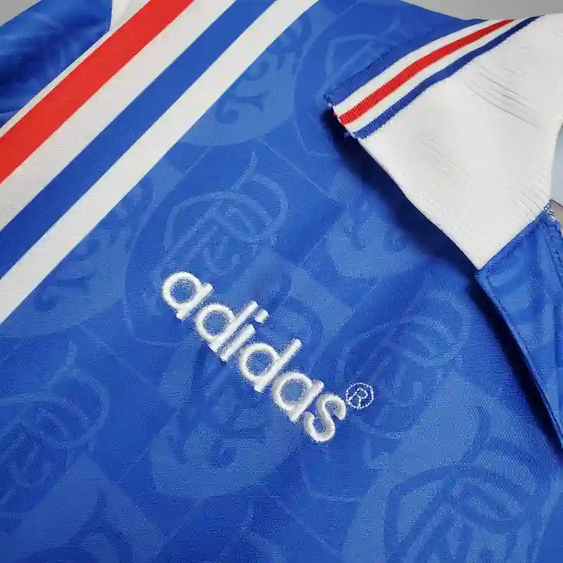 Rangers Blue Retro Home Football Shirt-1996