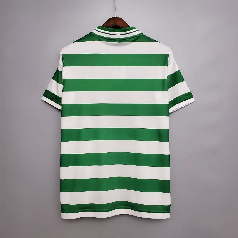 Celtic FC Green Retro Home Football Shirt - 1999-2000