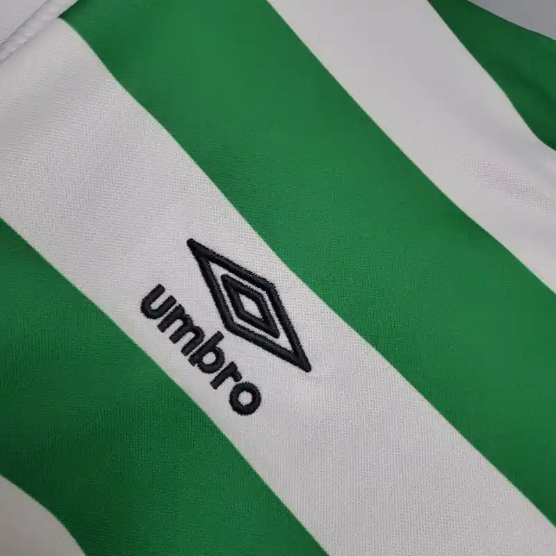 Celtic FC Green Retro Home Football Shirt - 1999-2000