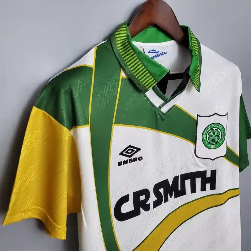 Celtic FC Green Retro Home Football Shirt - 1993-95