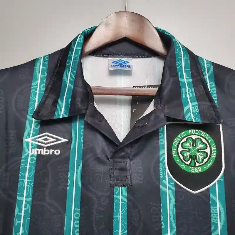 Celtic FC Blue Retro Away Football Shirt - 1992-93