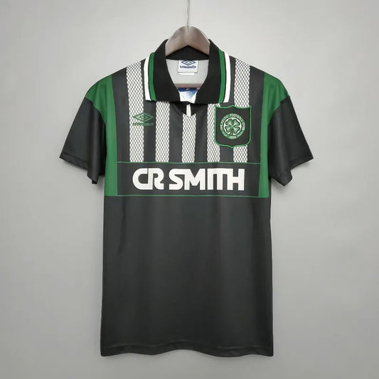 Celtic FC Black Retro Away Football Shirt - 1994-96