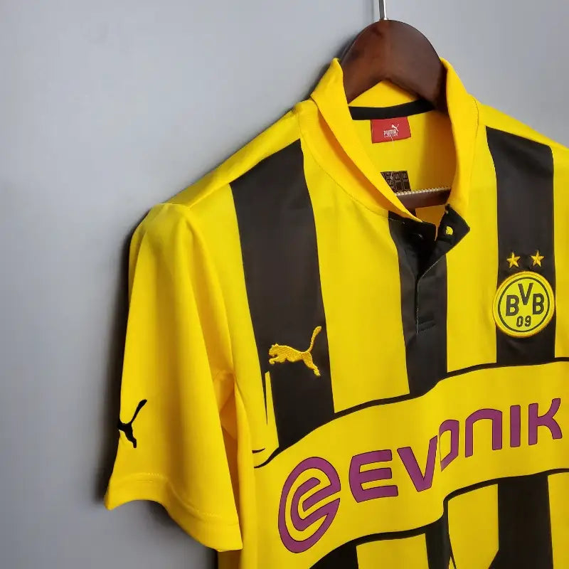 Borussia Dortmund Yellow Home Classic Football Shirt-2012