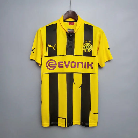 Borussia Dortmund Yellow Home Classic Football Shirt-2012