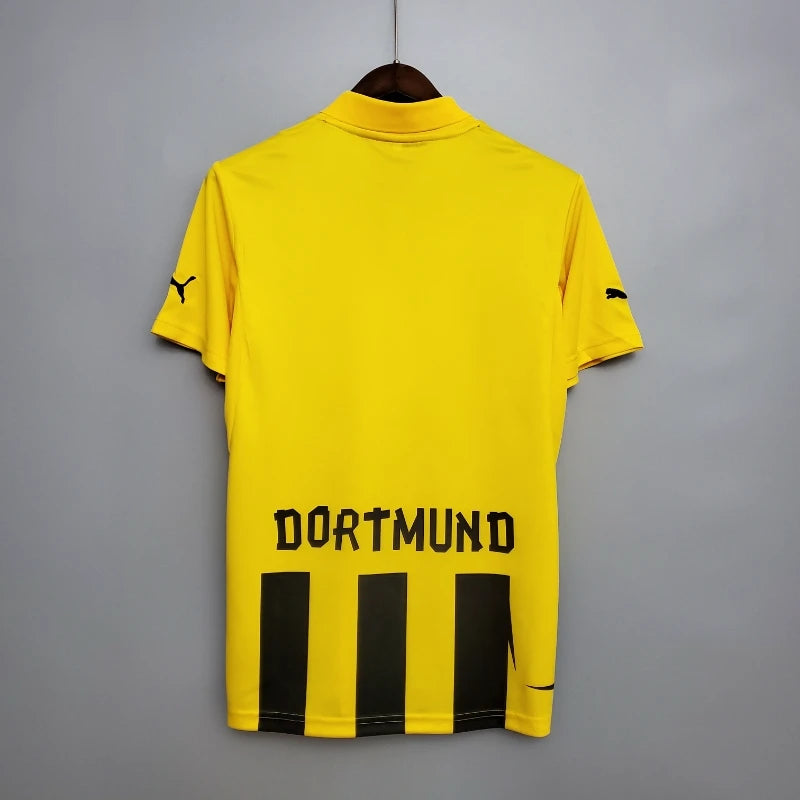 Borussia Dortmund Yellow Home Classic Football Shirt-2012