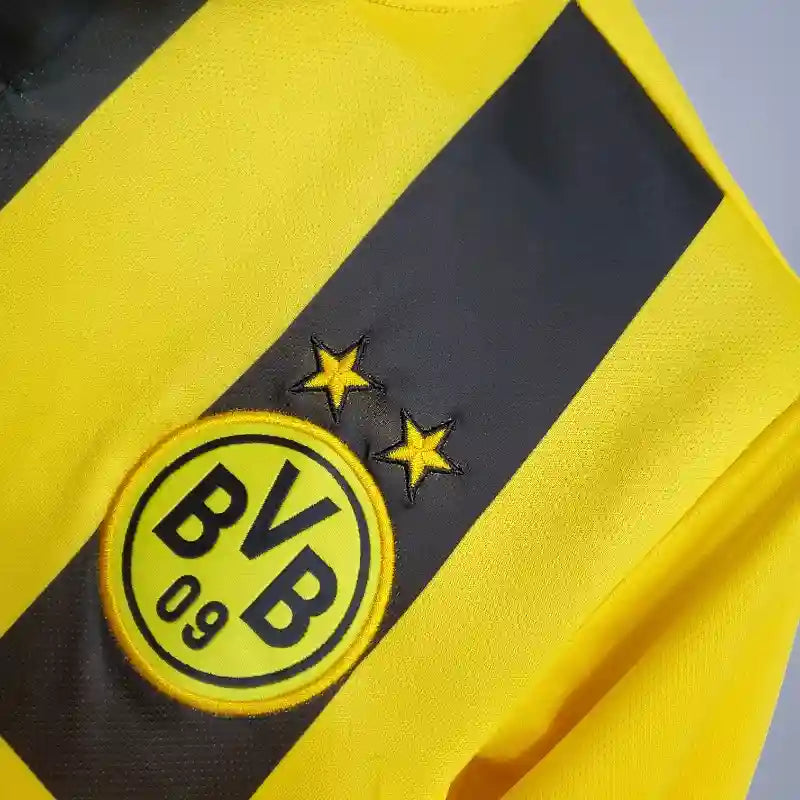 Borussia Dortmund Yellow Home Classic Football Shirt-2012