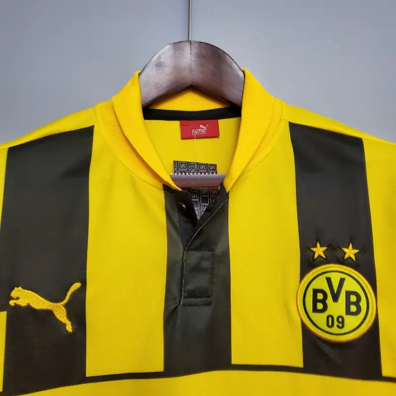 Borussia Dortmund Yellow Home Classic Football Shirt-2012