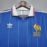 France Retro Home Football Shirt World Cup 1982 Retro Calcio