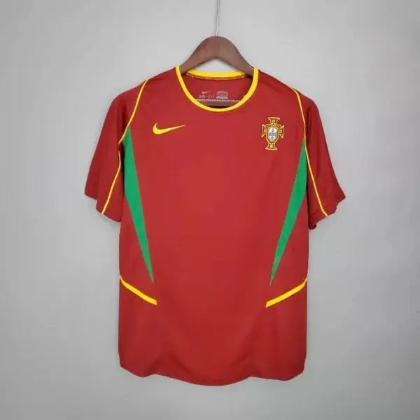 Portugal Retro Home Football Shirt World Cup 2002 Retro Calcio