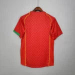 Portugal Retro Home Football Shirt Euro 2004 Final