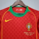 Portugal Retro Home Football Shirt Euro 2004 Final