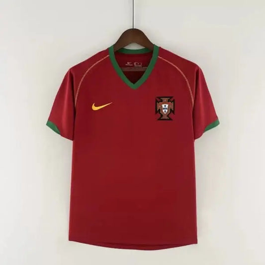 Portugal Retro Home Football Shirt World Cup 2006 Retro Calcio