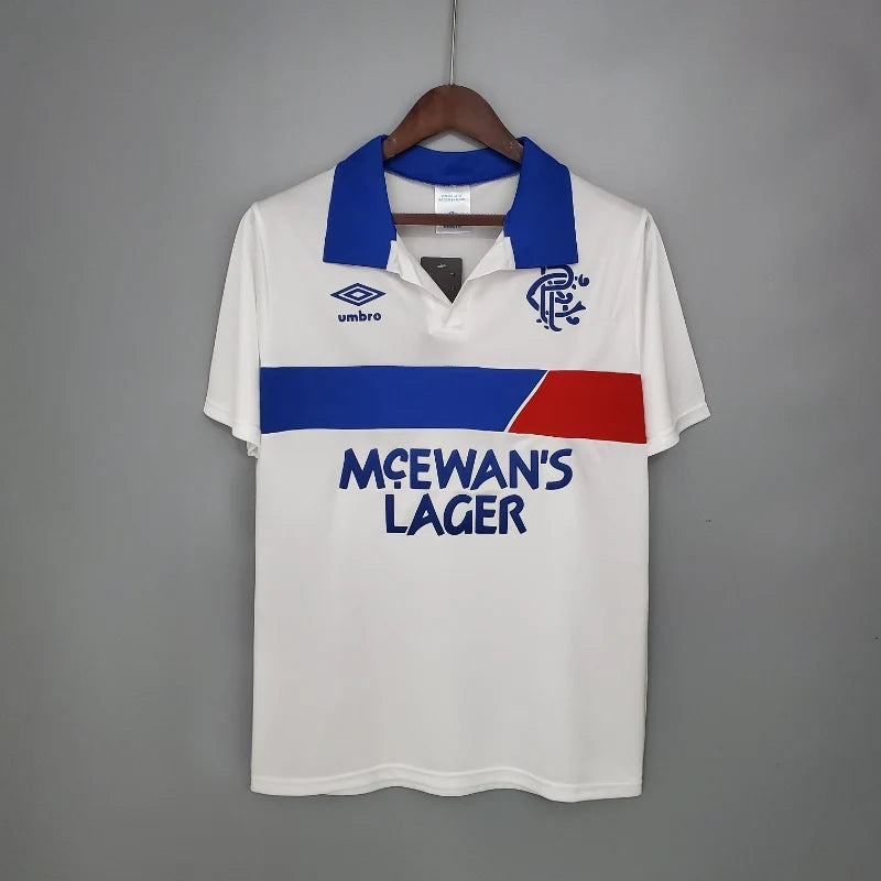 Rangers White Retro Away Football Shirt-1994-95