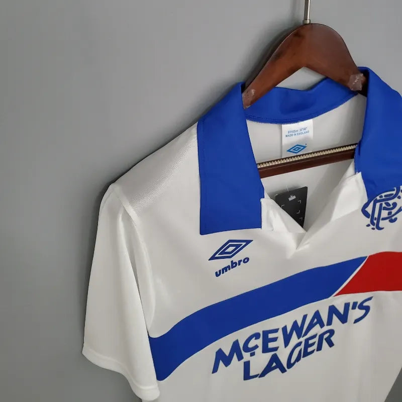 Rangers White Retro Away Football Shirt-1994-95