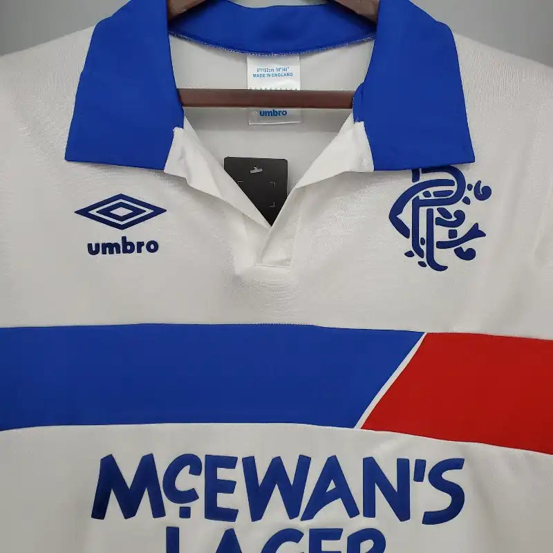 Rangers White Retro Away Football Shirt-1994-95