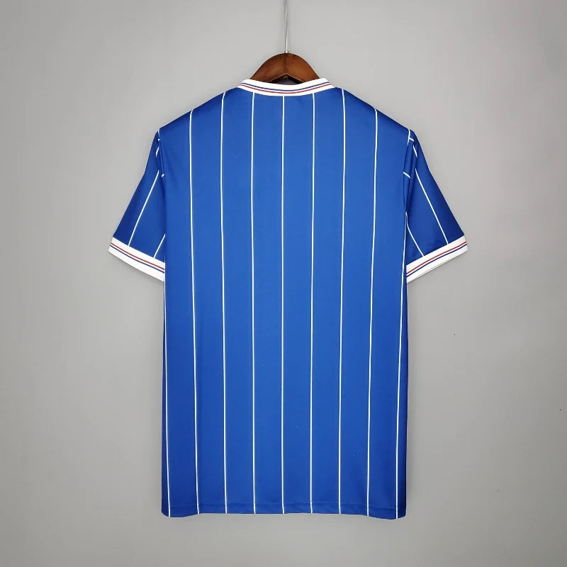 Rangers Blue Retro Home Football Shirt-1982