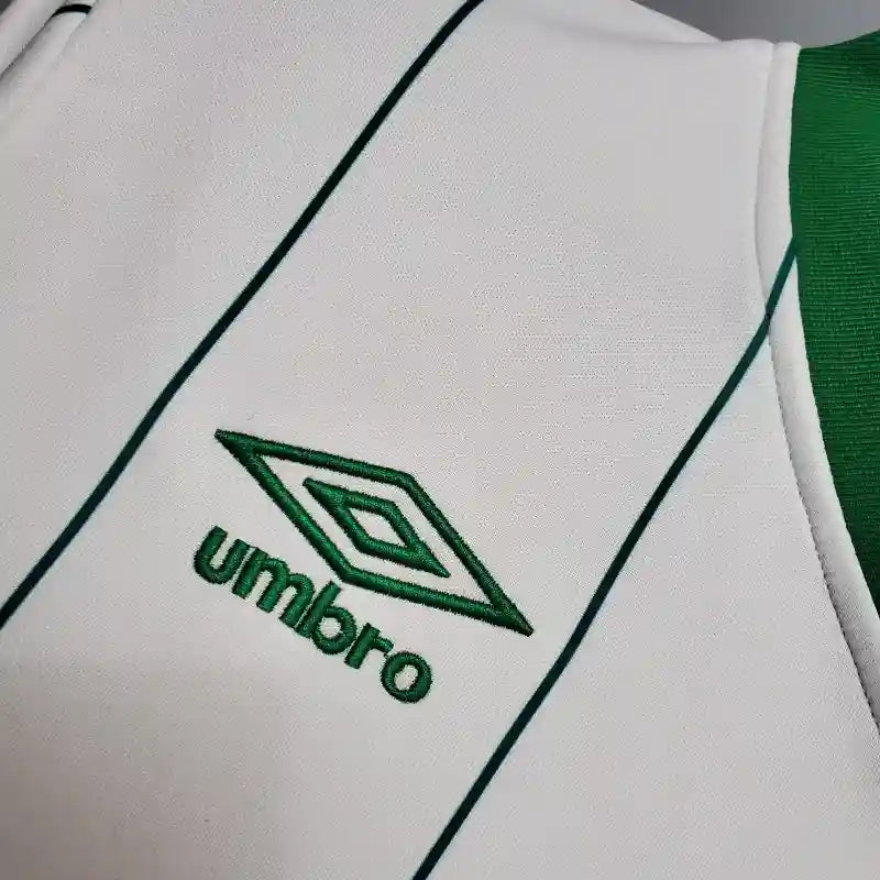 Celtic FC White Retro Away Football Shirt - 1984-86