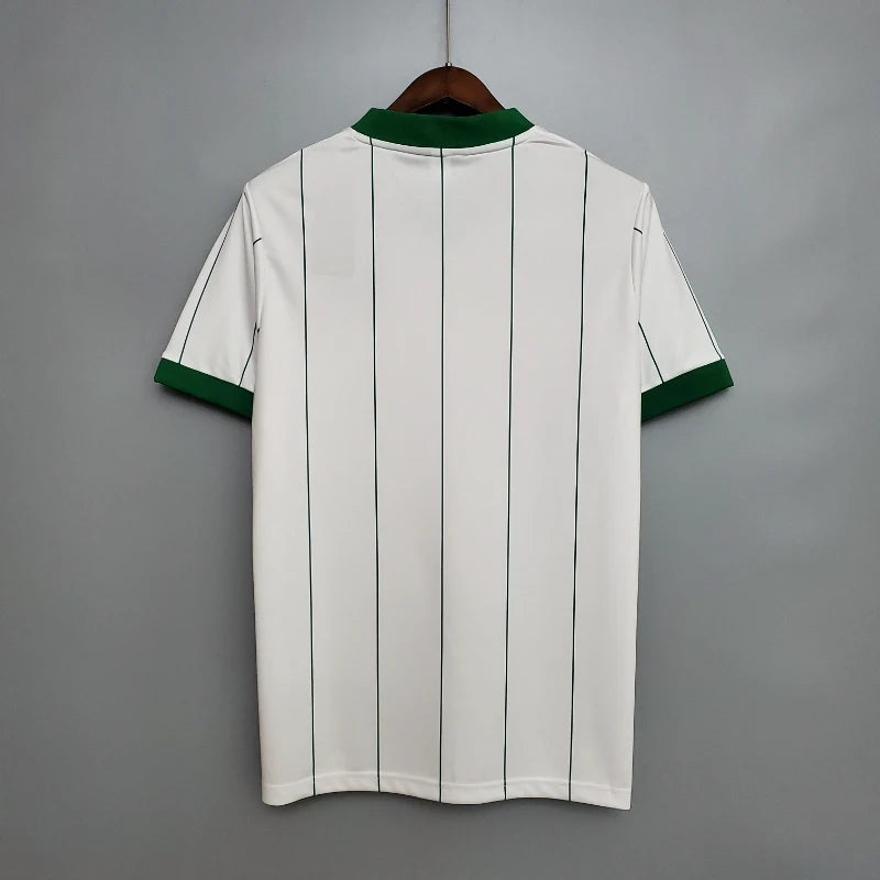 Celtic FC White Retro Away Football Shirt - 1984-86