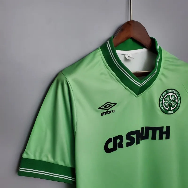 Celtic FC Green Retro Home Football Shirt - 1984-86