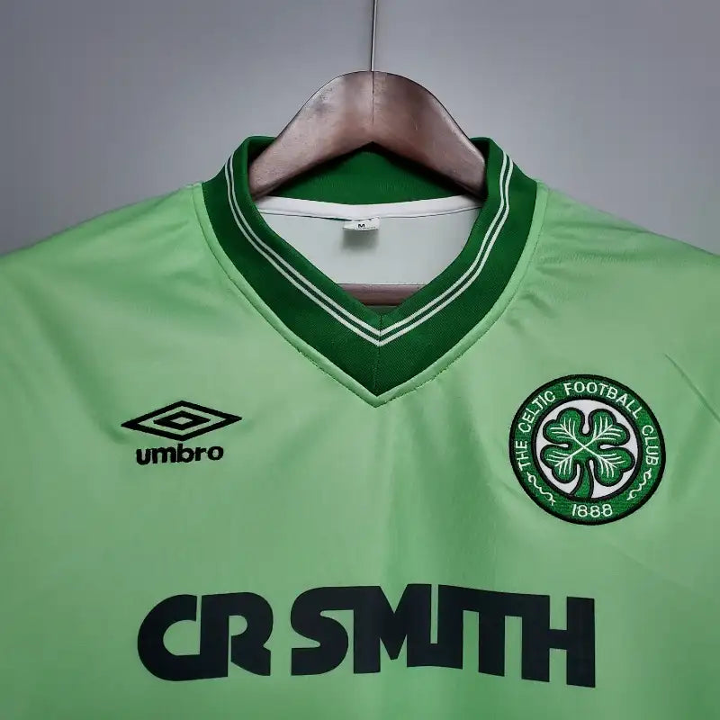 Celtic FC Green Retro Home Football Shirt - 1984-86