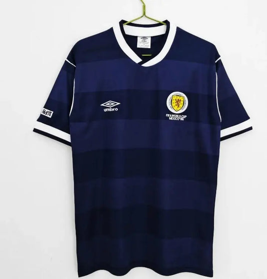 Scotland Home Retro Football Shirt World Cup 1986 Retro Calcio