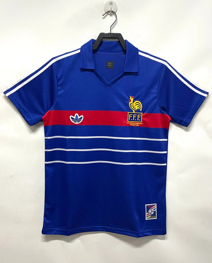 France Retro Away Football Shirt Euro 84 (Winner's Jersey) Retro Calcio