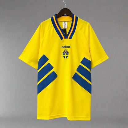 Sweden Retro Home Football Jersey 1994 Retro Calcio