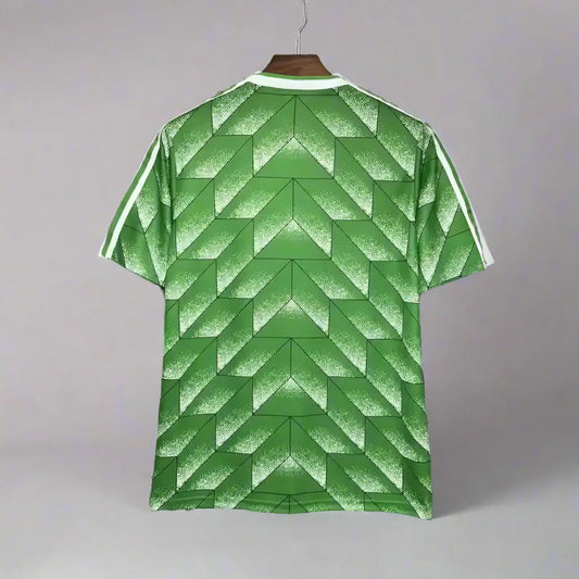 West Germany Green Away Retro Football Shirt 1990 Retro Calcio