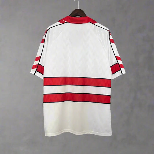 Denmark White Away Retro Football Shirt 1988 - Retro Calcio Jersey