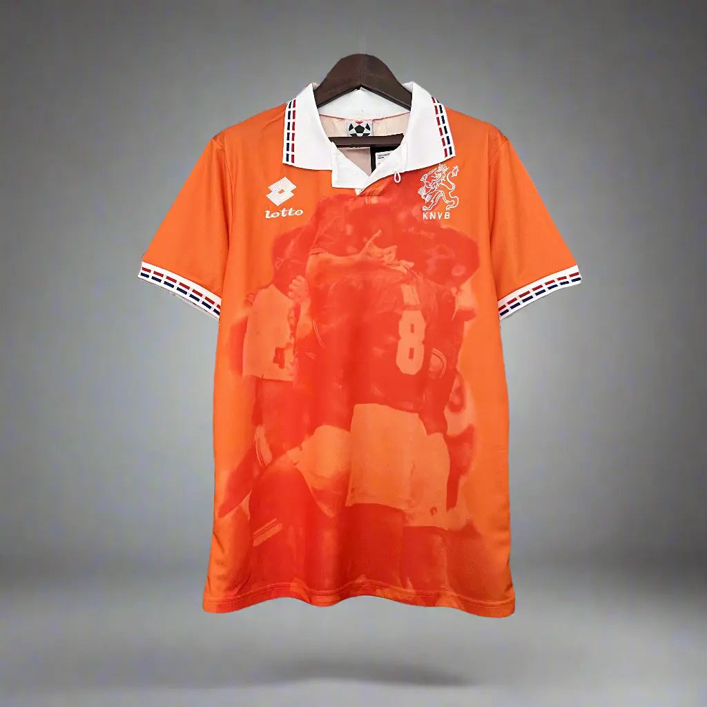 Netherlands Retro Home Football Shirt Euro 96 Retro Calcio