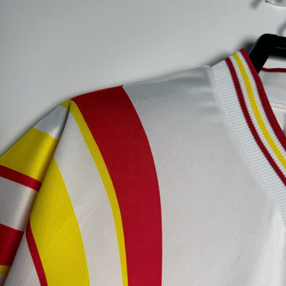 Spain Retro Away Football Shirt Euro 96 (White)