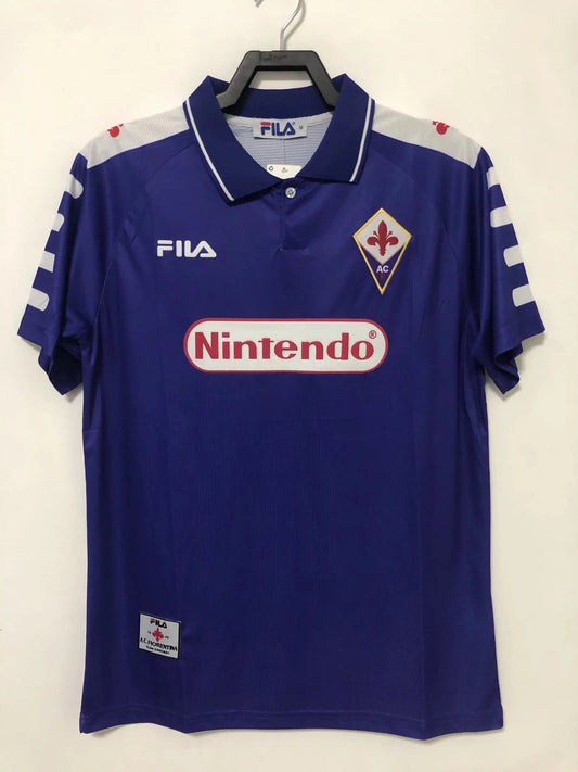 Fiorentina 1998-99 Home Classic Football Shirt Retro Calcio